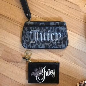 Juicy Couture Wristlet/ Chain Purse Bundle